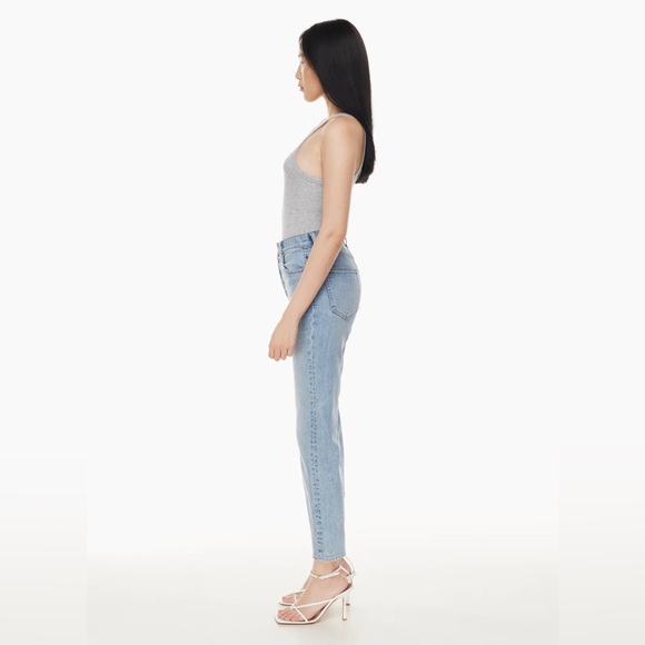 NWT Aritzia Denim Forum The Arlo High Rise Straight 30W 28L - Picture 3 of 9
